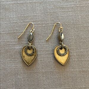 Silpada Brass Dangle Earrings